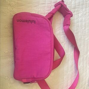 Lululemon Athletica Pink Sporty Crossbody Bag
